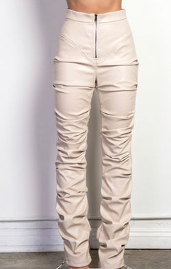 ''Zelie- High-Waist Ruched Pants