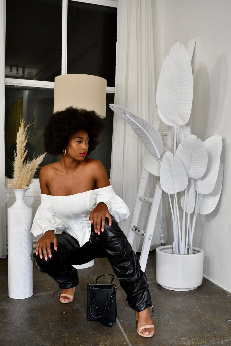 Kenza vegan leather